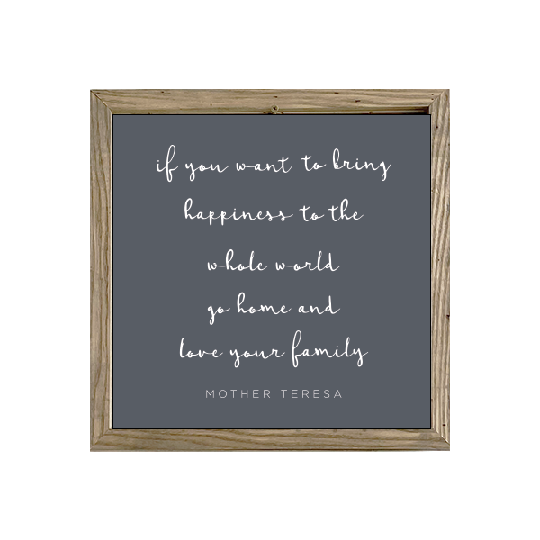 16x16 Thin Oak | Charcoal Canvas