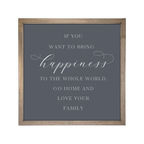 24x24 Thin Oak | Charcoal Canvas