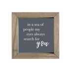 8x8 Thin Oak | Charcoal Canvas