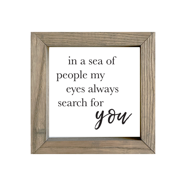 8x8 Thin Oak | White Canvas