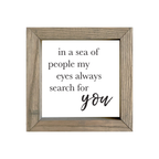 8x8 Thin Oak | White Canvas