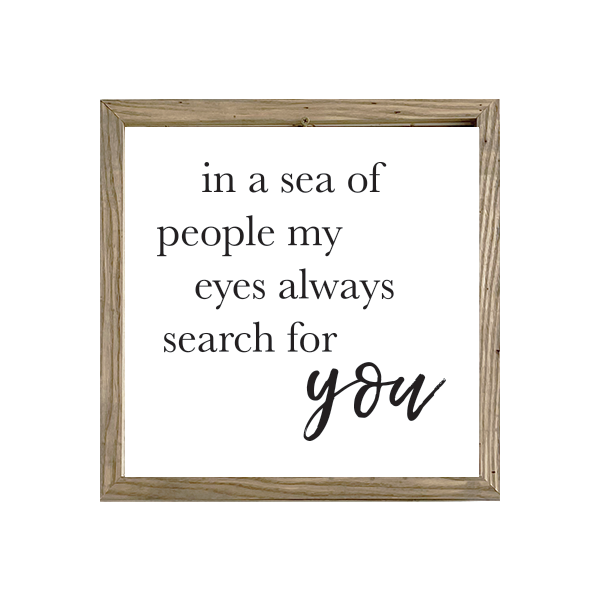 16x16 Thin Oak | White Canvas