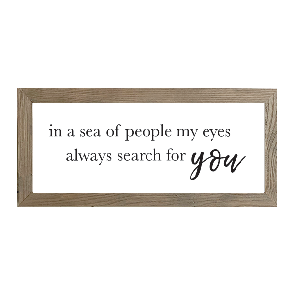 16x7 Thin Oak | White Canvas