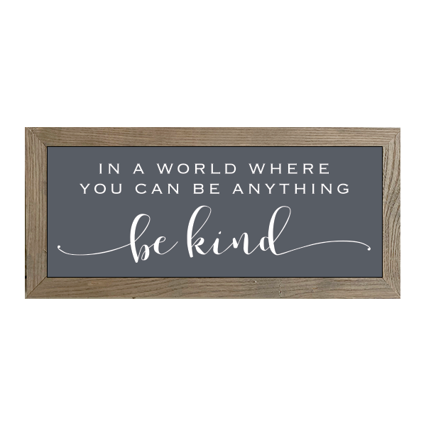 16x7 Thin Oak | Charcoal Canvas