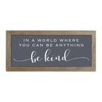 16x7 Thin Oak | Charcoal Canvas