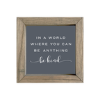 8x8 Thin Oak | Charcoal Canvas