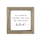 8x8 Thin Oak | White Canvas