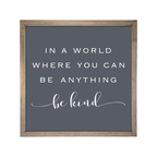 24x24 Thin Oak | Charcoal Canvas