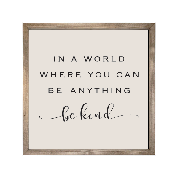 24x24 Thin Oak | Natural Canvas