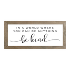 16x7 Thin Oak | White Canvas