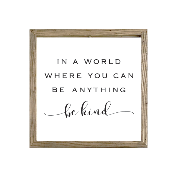 16x16 Thin Oak | White Canvas