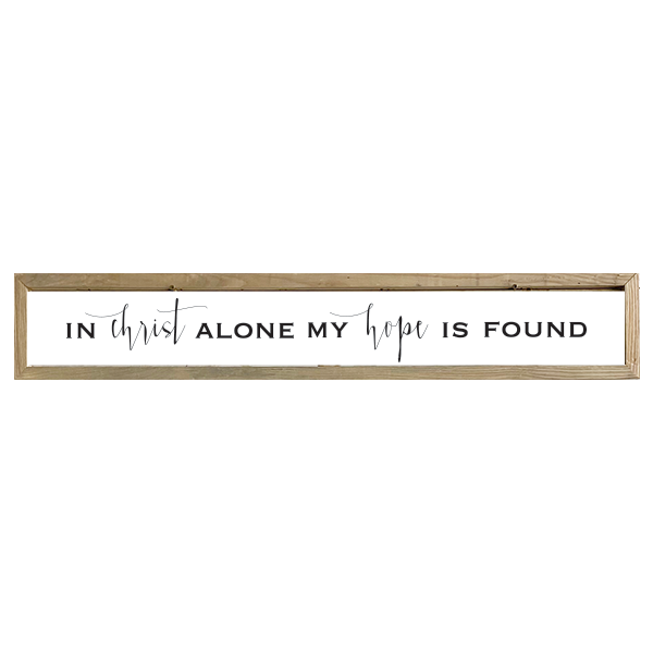 41x7 Thin Oak | White Canvas