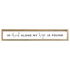 41x7 Thin Oak | White Canvas