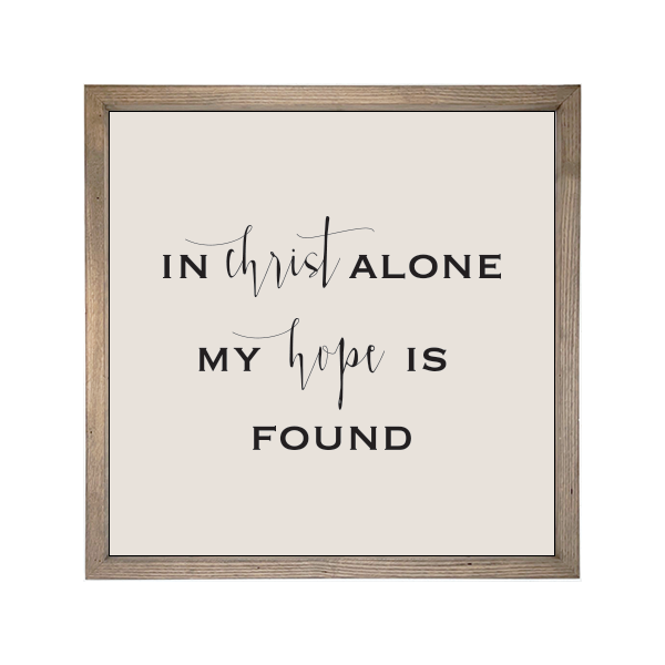 24x24 Thin Oak | Natural Canvas