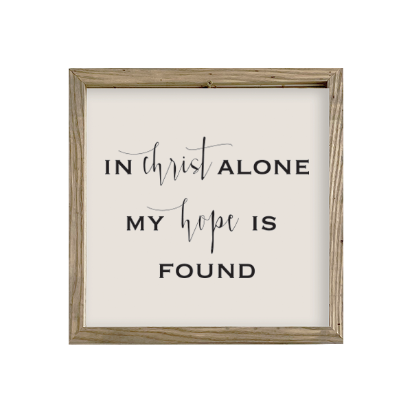 16x16 Thin Oak | Natural Canvas