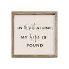 16x16 Thin Oak | Natural Canvas