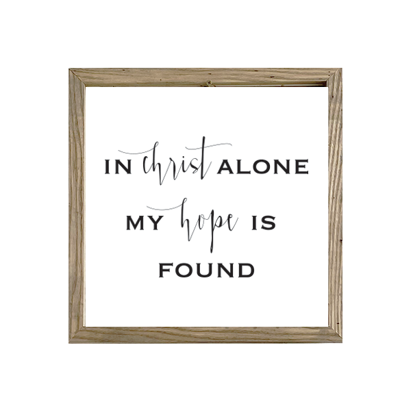 16x16 Thin Oak | White Canvas