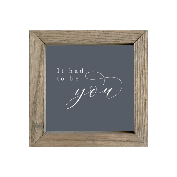 8x8 Thin Oak | Charcoal Canvas