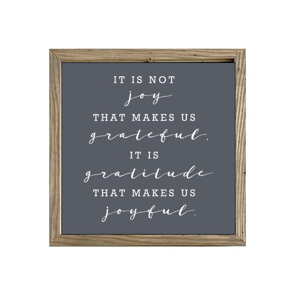 16x16 Thin Oak | Charcoal Canvas