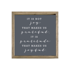 16x16 Thin Oak | Charcoal Canvas