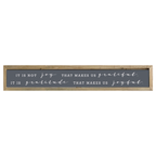 41x7 Thin Oak | Charcoal Canvas