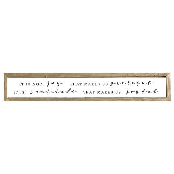 41x7 Thin Oak | White Canvas