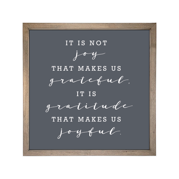 24x24 Thin Oak | Charcoal Canvas