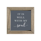 8x8 Thin Oak | Charcoal Canvas