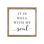 16x16 Thin Oak | White Canvas