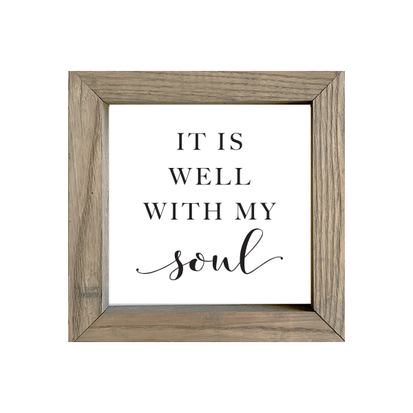 8x8 Thin Oak | White Canvas