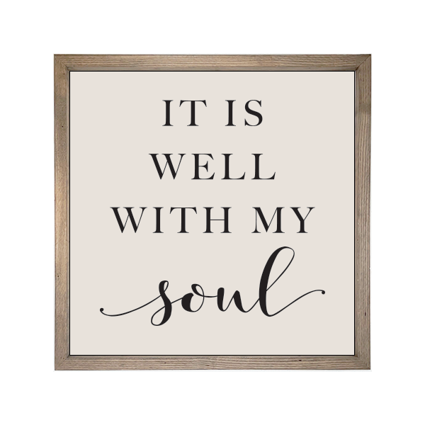 24x24 Thin Oak | Natural Canvas