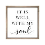 24x24 Thin Oak | White Canvas