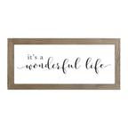 16x7 Thin Oak | White Canvas