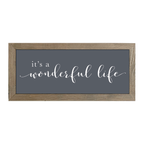 16x7 Thin Oak | Charcoal Canvas