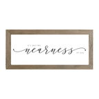 16x7 Thin Oak | White Canvas