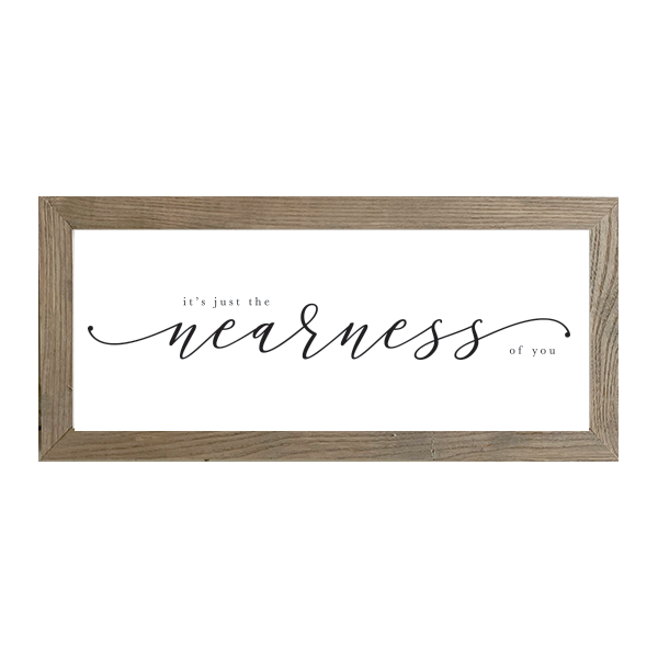 16x7 Thin Oak | White Canvas