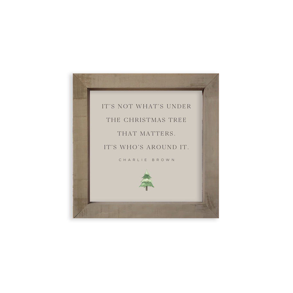 18x18 Thin Timberwood - Holiday