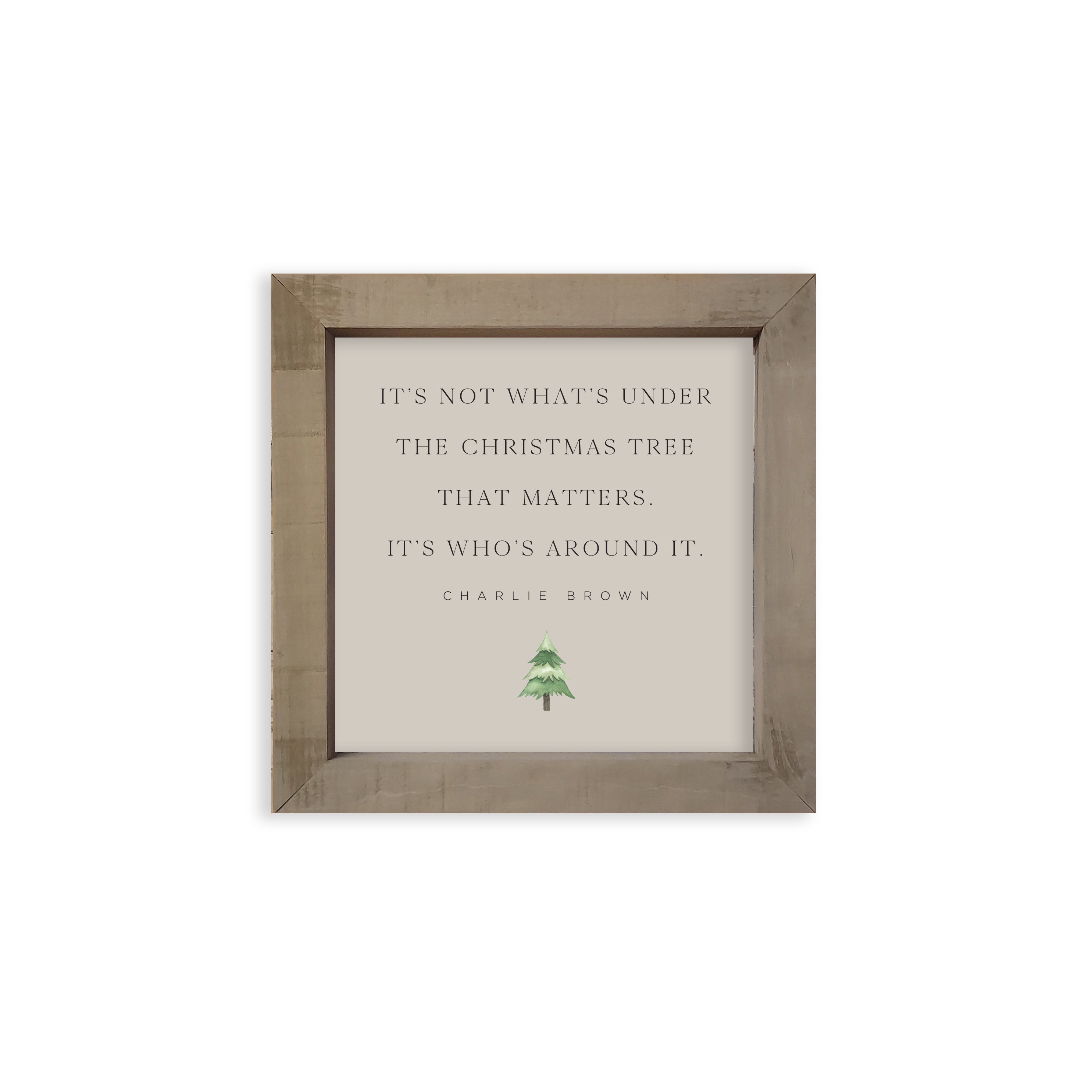 18x18 Thin Timberwood - Holiday