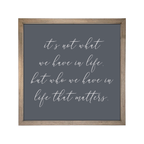 24x24 Thin Oak | Charcoal Canvas