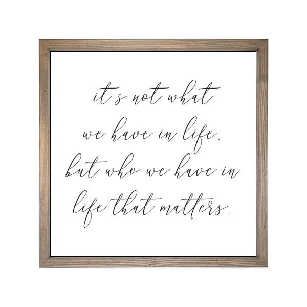 24x24 Thin Oak | White Canvas