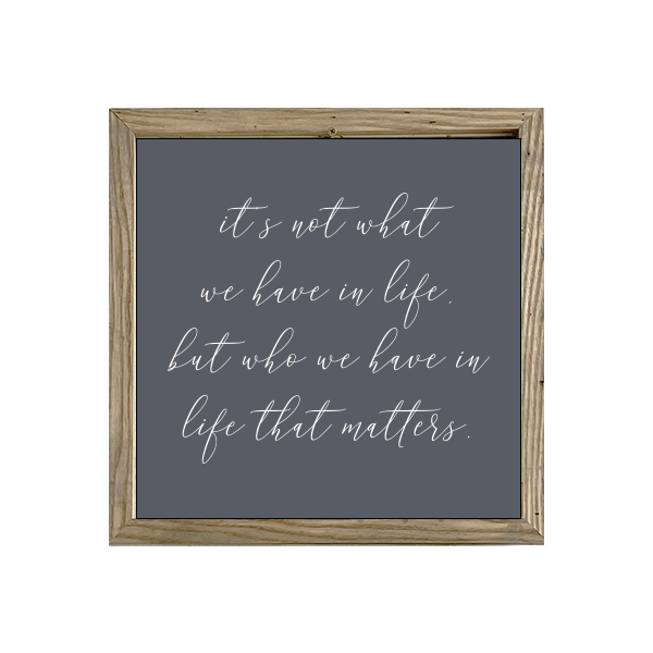 16x16 Thin Oak | Charcoal Canvas