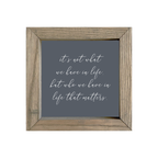 8x8 Thin Oak | Charcoal Canvas