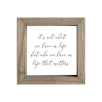 8x8 Thin Oak | White Canvas