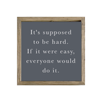 16x16 Thin Oak | Charcoal Canvas