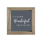 8x8 Thin Oak | Charcoal Canvas