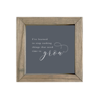 8x8 Thin Oak | Charcoal Canvas