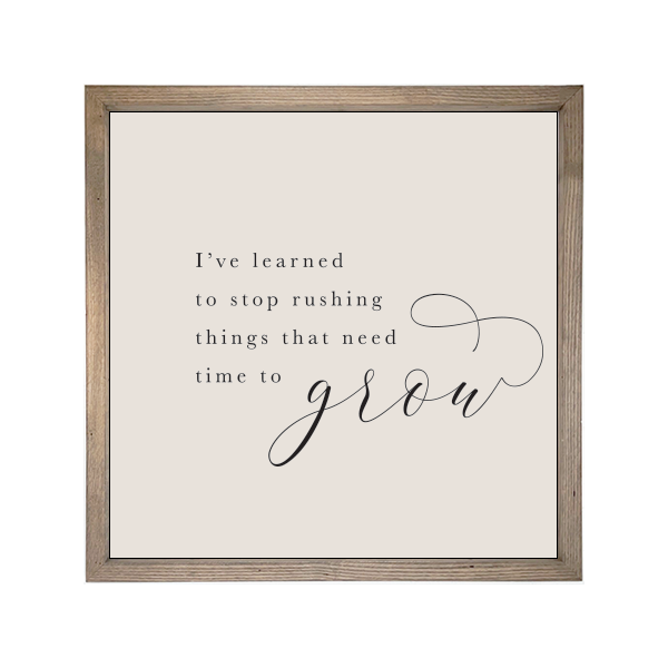 24x24 Thin Oak | Natural Canvas