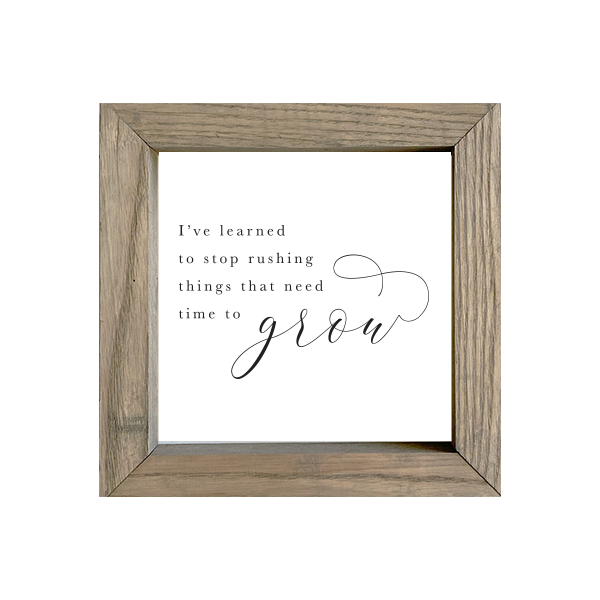 8x8 Thin Oak | White Canvas