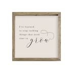 16x16 Thin Oak | Natural Canvas