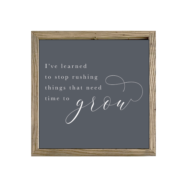 16x16 Thin Oak | Charcoal Canvas